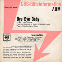 Aum (2) : Bye Bye Baby / Resurrection (7", Single, Promo)