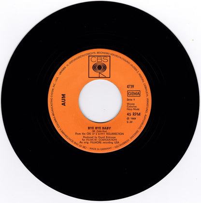 Aum (2) : Bye Bye Baby / Resurrection (7", Single, Promo)