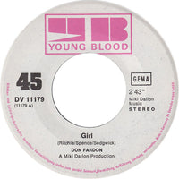 Don Fardon : Girl (7", Single)
