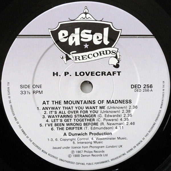 H.P. Lovecraft* : At The Mountains Of Madness (2xLP, Comp)