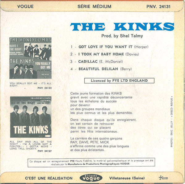 The Kinks : Got Love If You Want It (7", EP)