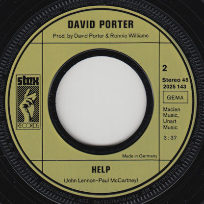 David Porter : If I Give It Up, I Want It Back / Help (7")
