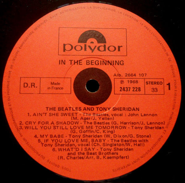 The Beatles : The Beatles First (2xLP, Comp, RE)