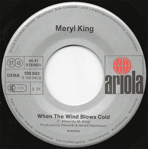Meryl King : If There's Love In His Eyes (7", Single)