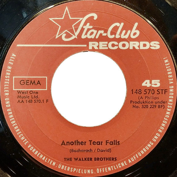 The Walker Brothers : Another Tear Falls / Saturday's Child (7", Single)