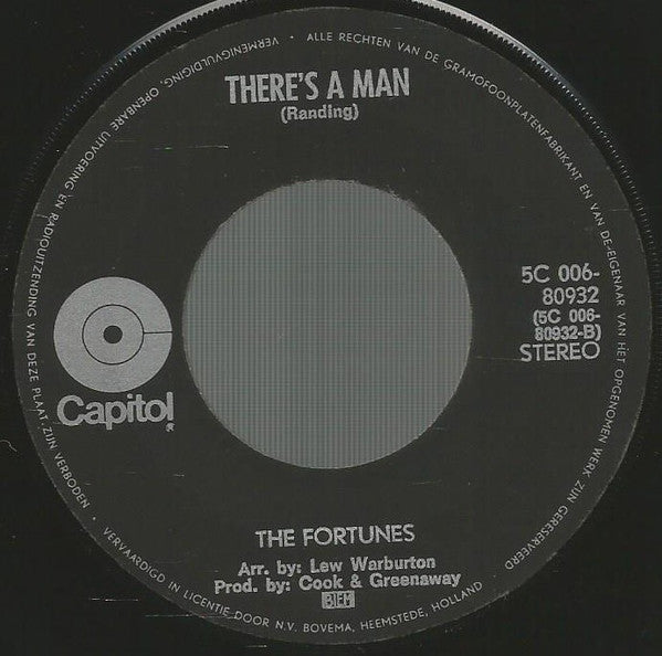 The Fortunes : Freedom Come, Freedom Go (7", Single, Red)