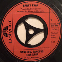 Barry Ryan : Sanctus Sanctus Halleluja (Pater, Et Filius, Spiritus Sanctus) (7", Single)
