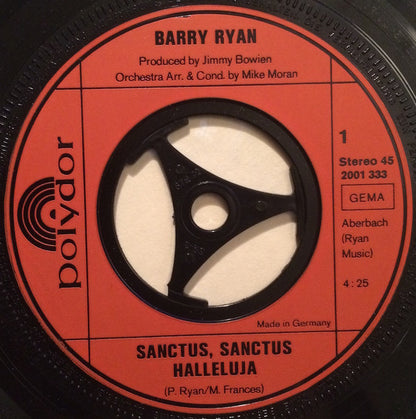 Barry Ryan : Sanctus Sanctus Halleluja (Pater, Et Filius, Spiritus Sanctus) (7", Single)