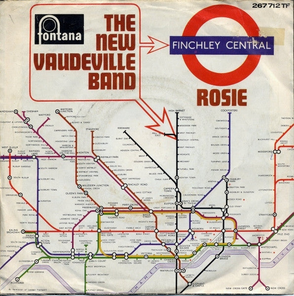 The New Vaudeville Band : Finchley Central (7", Single, Mono)