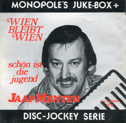 Jaap Menten : Wien Bleibt Wien (7", Single, Blu)