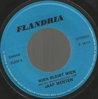 Jaap Menten : Wien Bleibt Wien (7", Single, Blu)