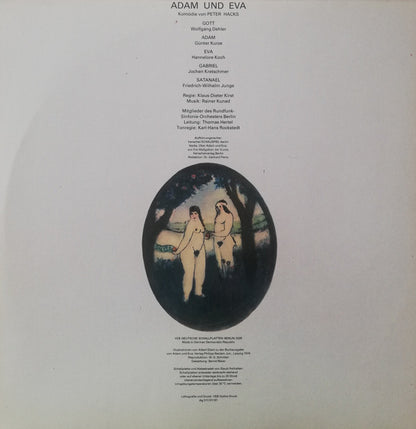 Peter Hacks, Rainer Kunad : Adam Und Eva (Aufführung Staatsschauspiel Dresden) (2xLP, Dar)