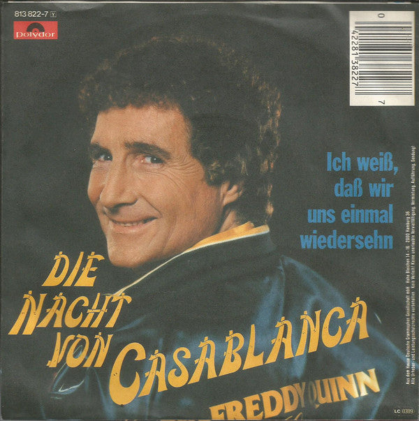 Freddy Quinn : Die Nacht Von Casablanca (7", Single)