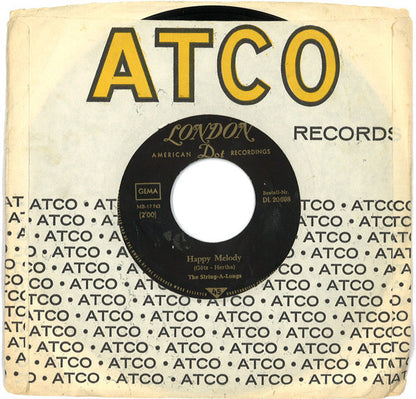 The String-A-Longs : Happy Melody / Heartaches (7", Single)