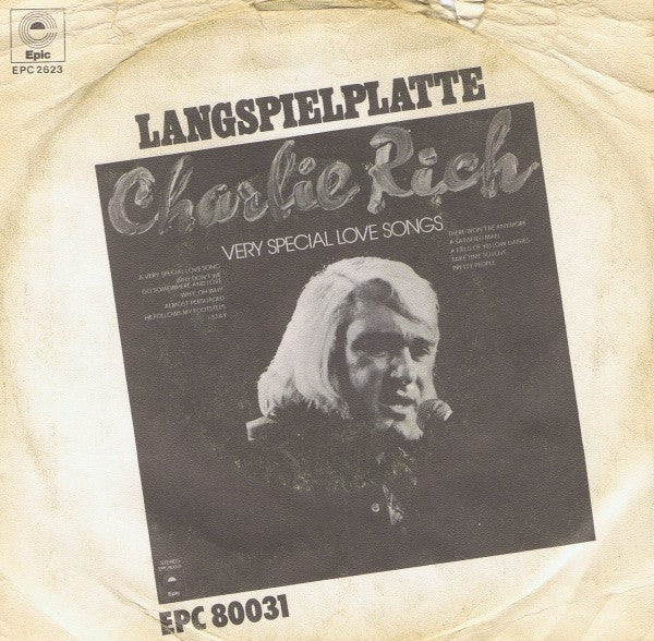 Charlie Rich : I Love My Friend (7", Single)