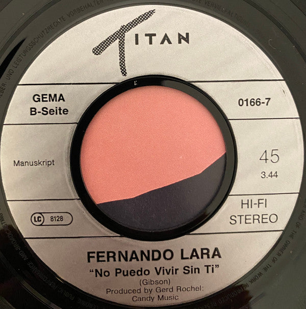 Fernando Lara : Mi Amor (7", Single)