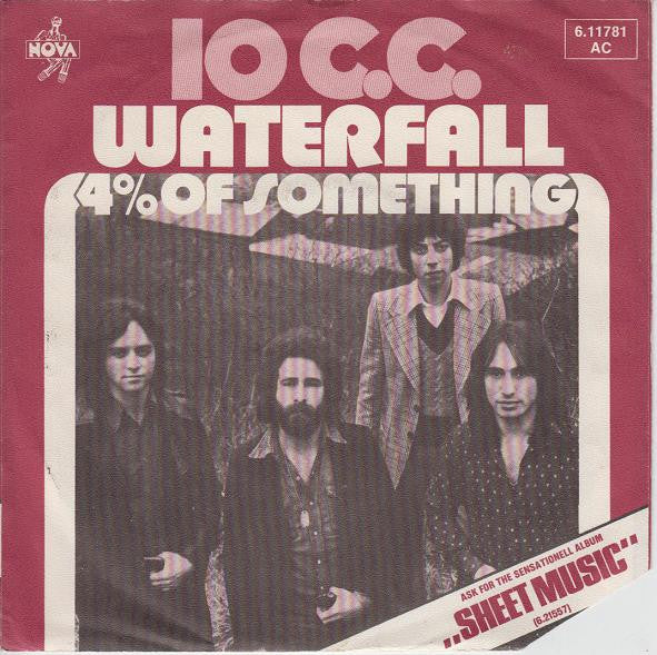 10cc : Waterfall (7", Single)