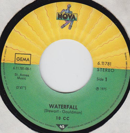 10 C.C.* : Waterfall (7", Single)