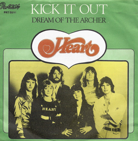 Heart : Kick It Out (7", Single, Promo)