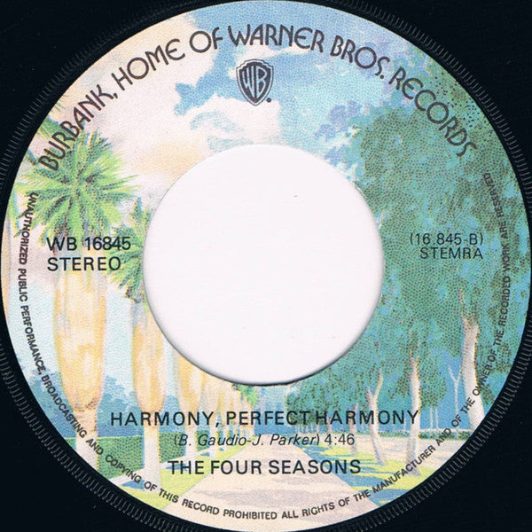 The Four Seasons : We Can Work It Out (7", Single)