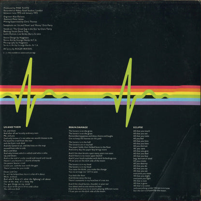 Pink Floyd : The Dark Side Of The Moon (LP, Album, Lam)