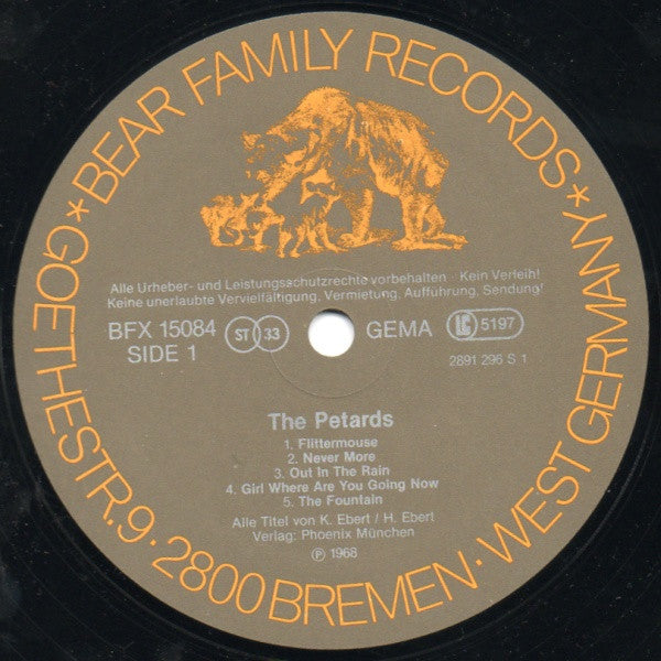 The Petards : The Petards (LP, Album, RE)