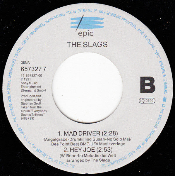 The Slags : Just A Dream (7", EP)