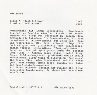 The Slags : Just A Dream (7", EP)
