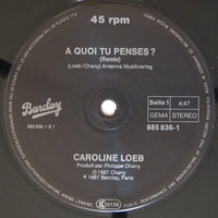 Caroline Loeb : A Quoi Tu Penses ? (12", Maxi)