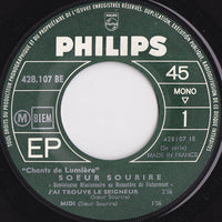 Soeur Sourire : J'ai Trouvé Le Seigneur (7", EP, Mono)