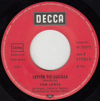 Tom Jones : Letter To Lucille (7", Single)