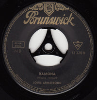 Louis Armstrong : Sincerely (7", Single, Mono)