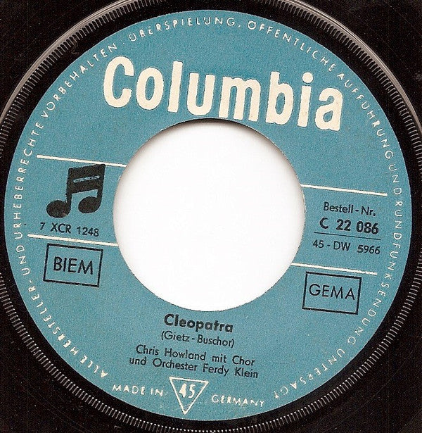 Chris Howland : Mädchen Für Alles (7", Single)