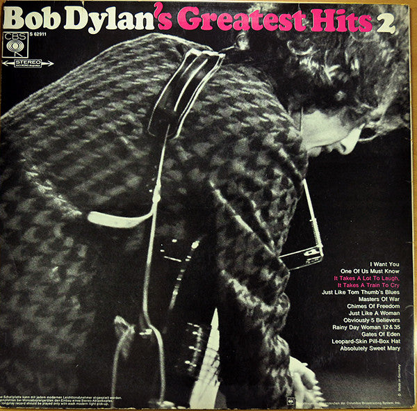Bob Dylan : Bob Dylan's Greatest Hits 2 (LP, Comp)