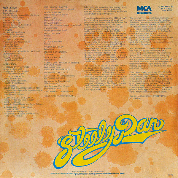 Steely Dan : Can't Buy A Thrill (LP, Album, RE)