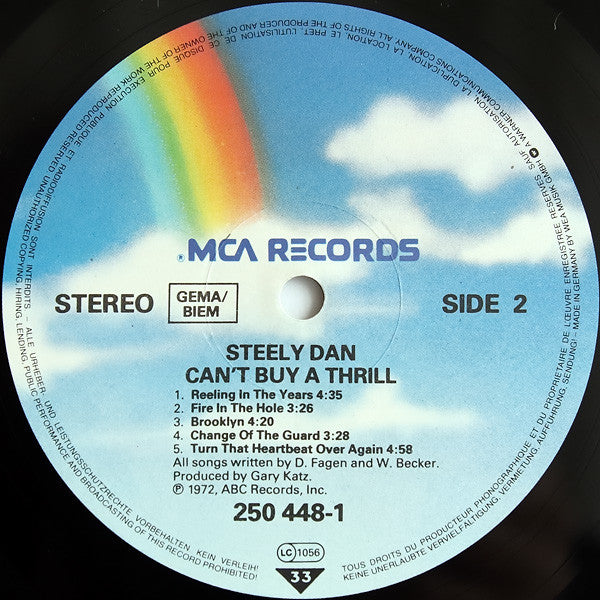 Steely Dan : Can't Buy A Thrill (LP, Album, RE)