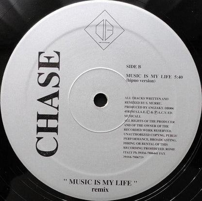 Chase : Music Is My Life (Remix) (12")