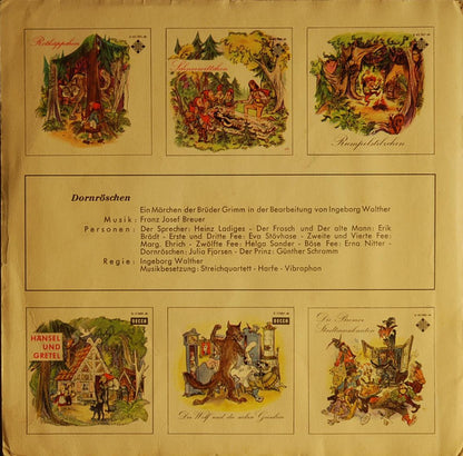 Gebrüder Grimm : Dornröschen (7", Single, Mono)