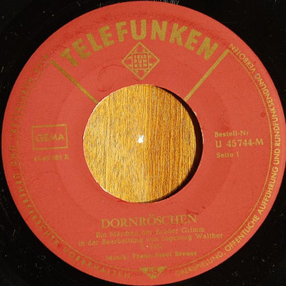 Gebrüder Grimm : Dornröschen (7", Single, Mono)