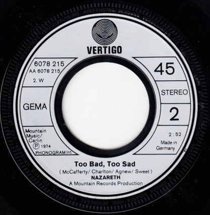 Nazareth (2) : My White Bicycle (7", Single)