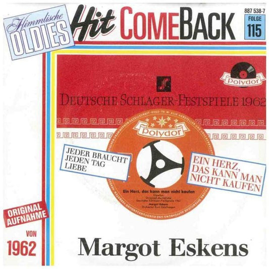 Margot Eskens : Ein Herz, Das Kann Man Nicht Kaufen (7", Single, RE)