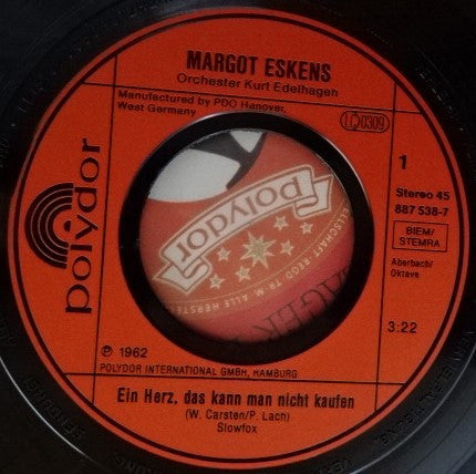 Margot Eskens : Ein Herz, Das Kann Man Nicht Kaufen (7", Single, RE)