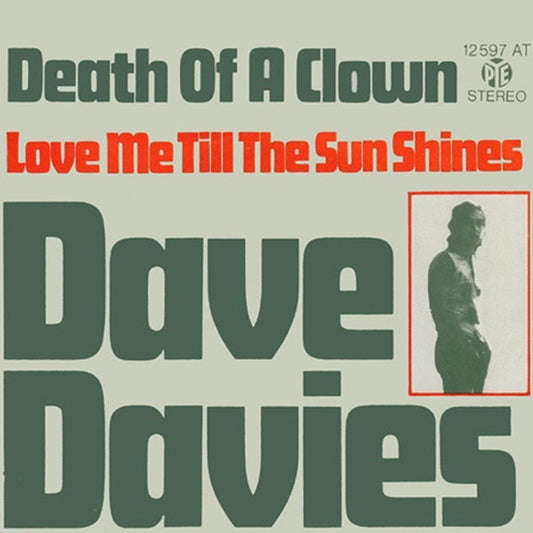 Dave Davies : Death Of A Clown (7", Single, RE)