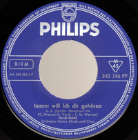 Heidi Brühl : Immer Will Ich Dir Gehören / Ich Bin So - Oder So (7", Single, Mono)