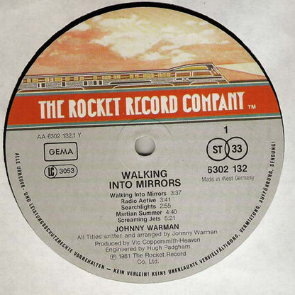 Johnny Warman : Walking Into Mirrors (LP, Album)