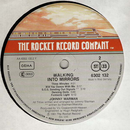Johnny Warman : Walking Into Mirrors (LP, Album)