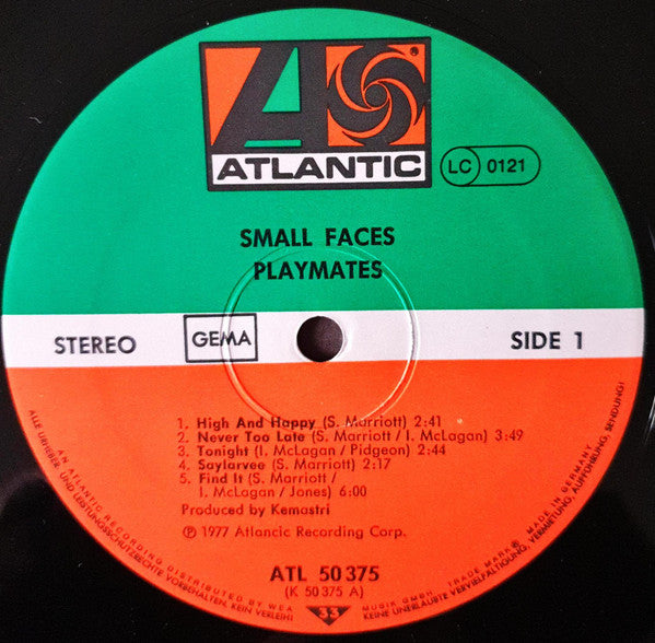 Small Faces : Playmates (LP, Album)