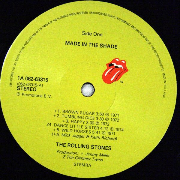 Rolling Stones* : Made In The Shade (LP, Comp)