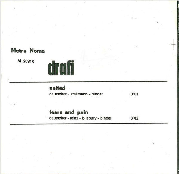 Drafi Deutscher : United (7", Single)