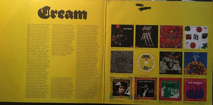 Cream (2) : Pop History Vol. 1 (2xLP, Comp, Gat)